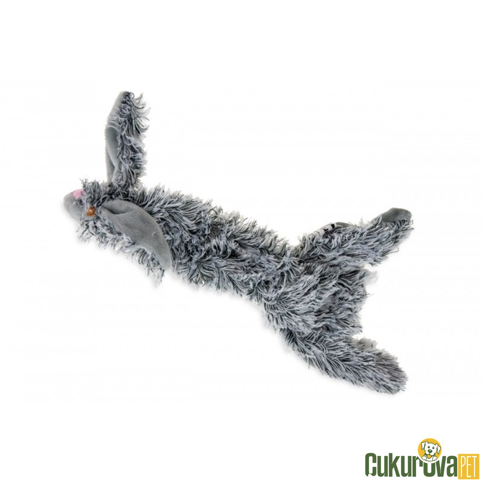Karlie Flantino Peluş Tavşan Köpek Oyuncağı Siyah 30 Cm