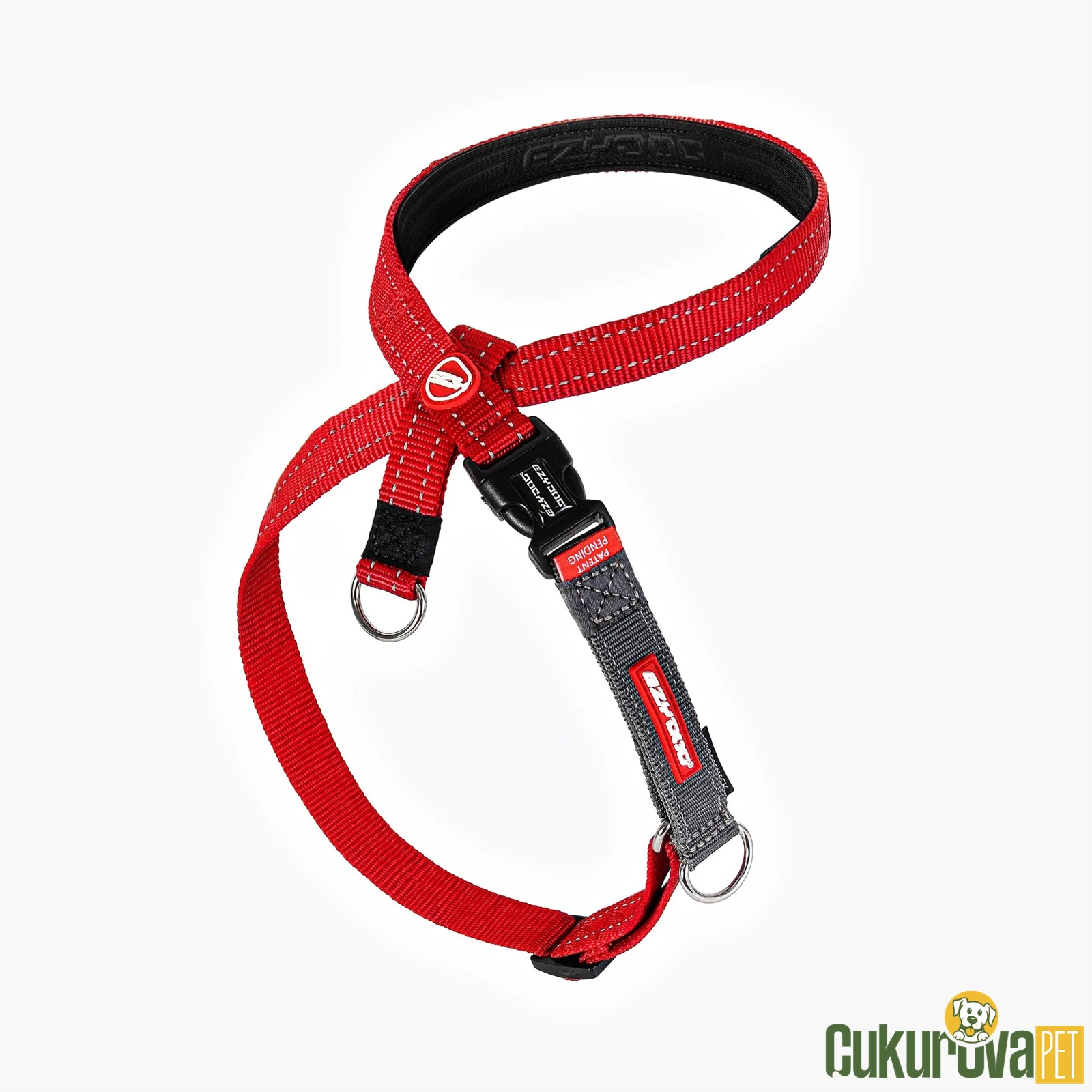 Ezydog Köpek Göğüs Tasması Crosscheck Training S - Kırmızı