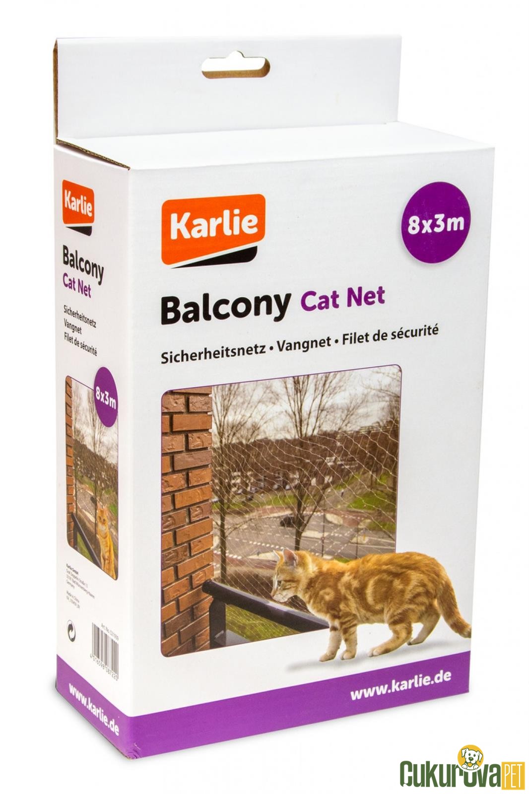 Karlie Kedi İçin Balkon Ağı 8 x 3 M