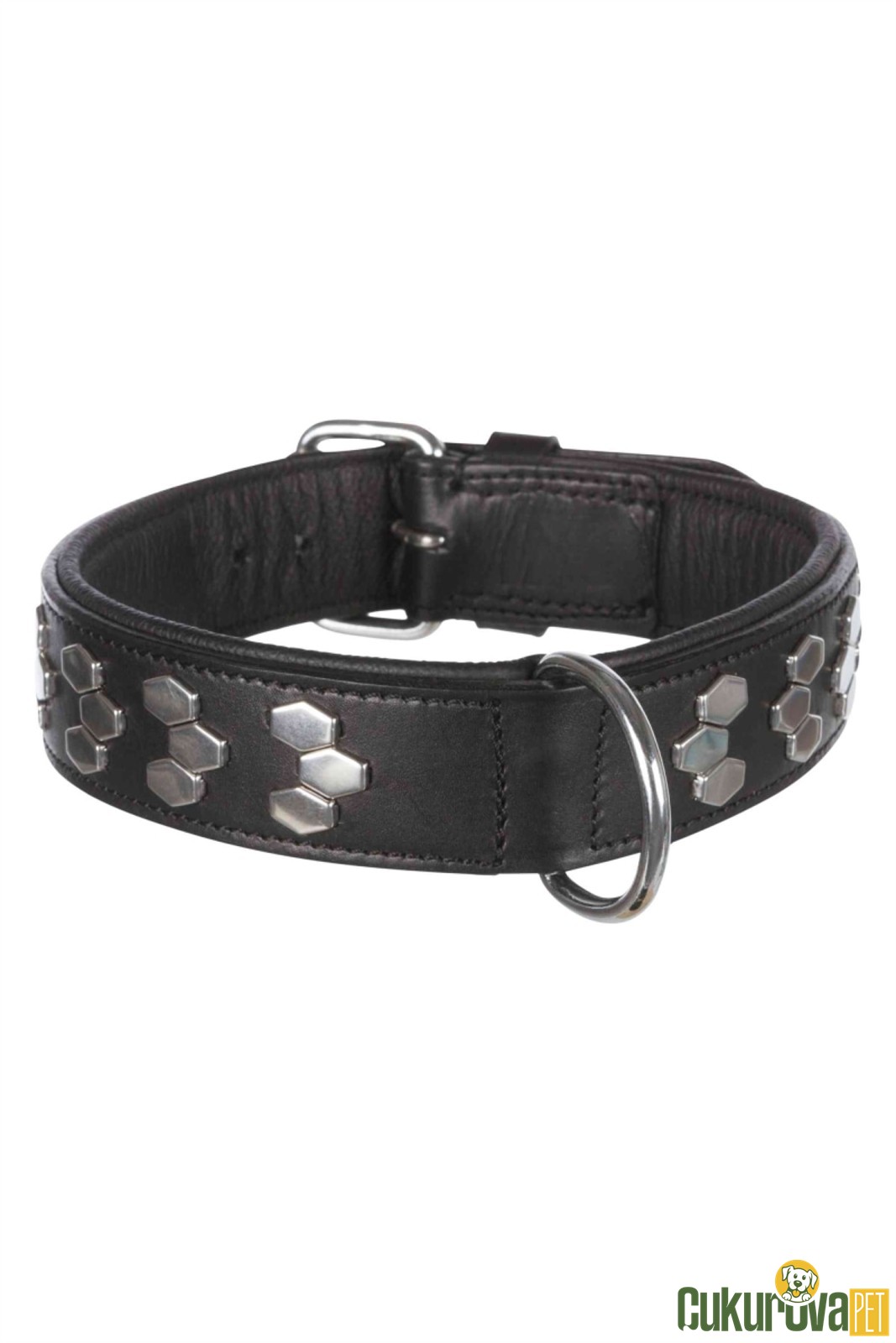 Trixie Köpek Gerçek Deri̇ Boyun Tasması 45 - 55 Cm x 40 Mm - L - Si̇yah