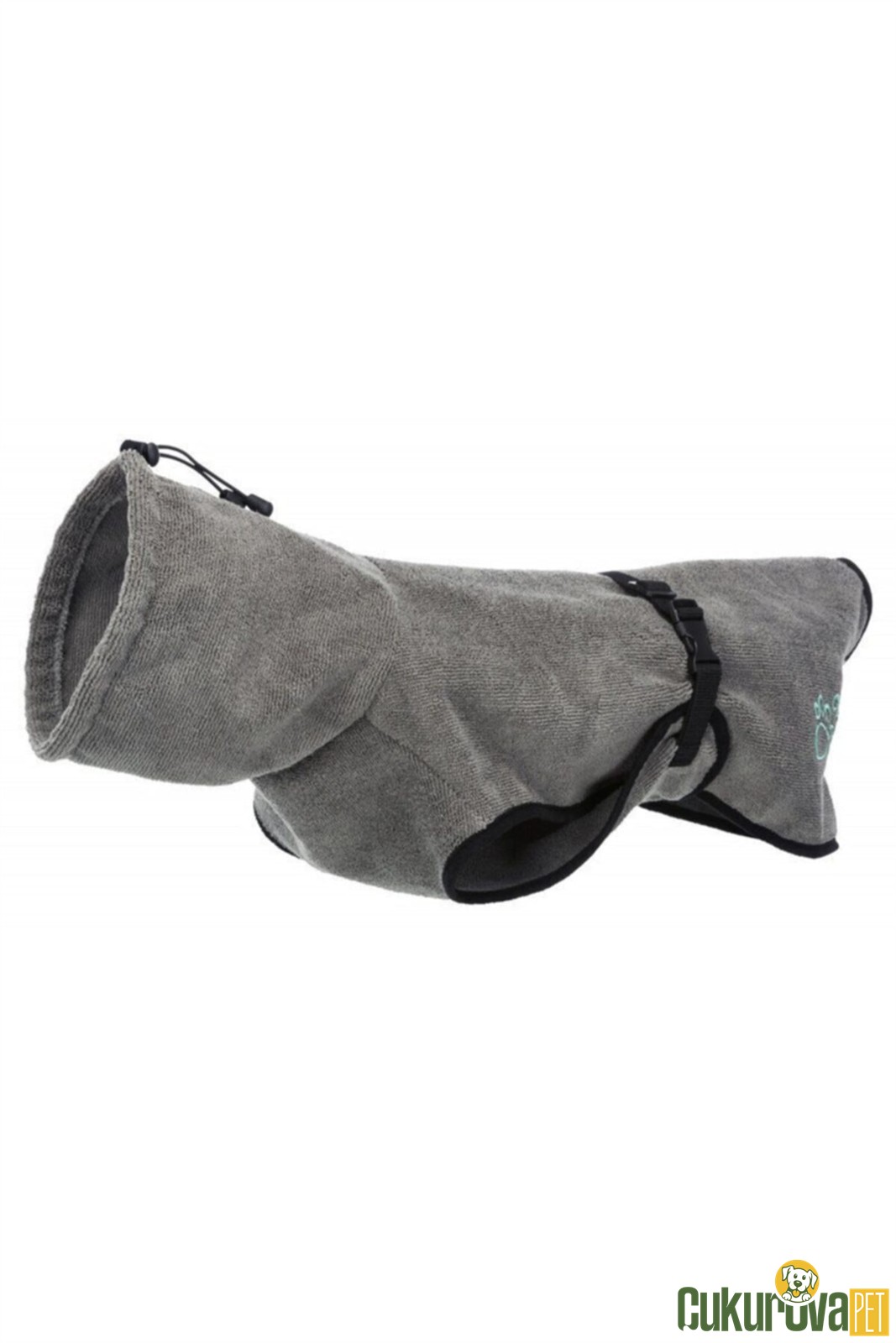 Trixie Köpek Havlu Bornoz S - 40 Cm - Gri̇