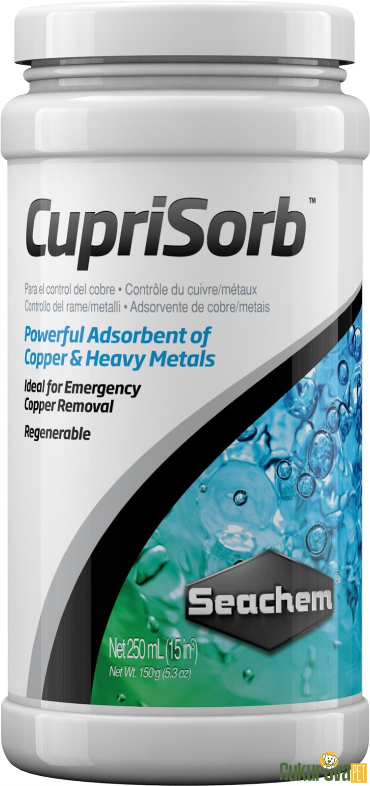 Seachem CupriSorb Kimyasal Filtre Malzemesi 250 Ml - 150 Gr