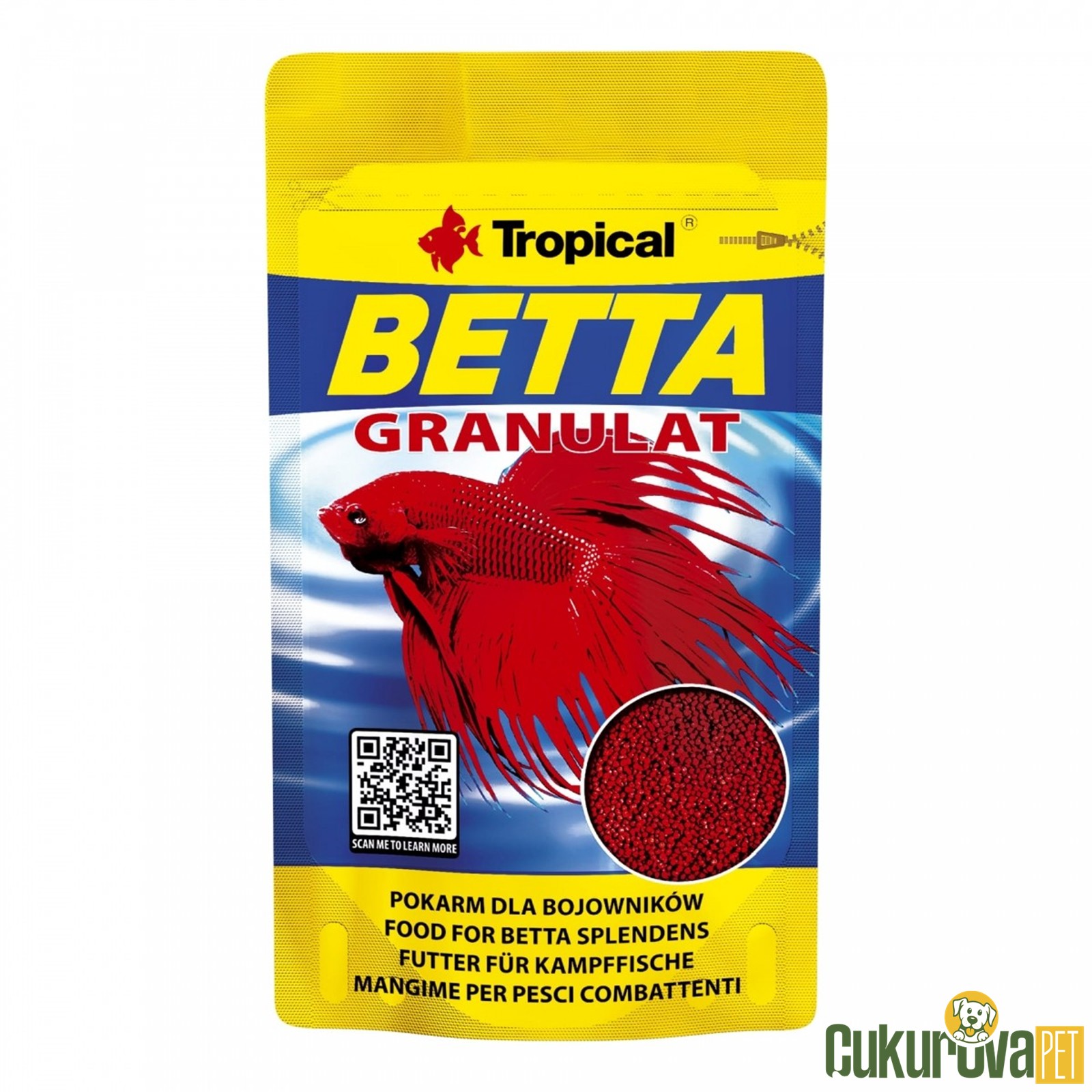 Tropical Betta Granulat Granül Yem 10 Gr