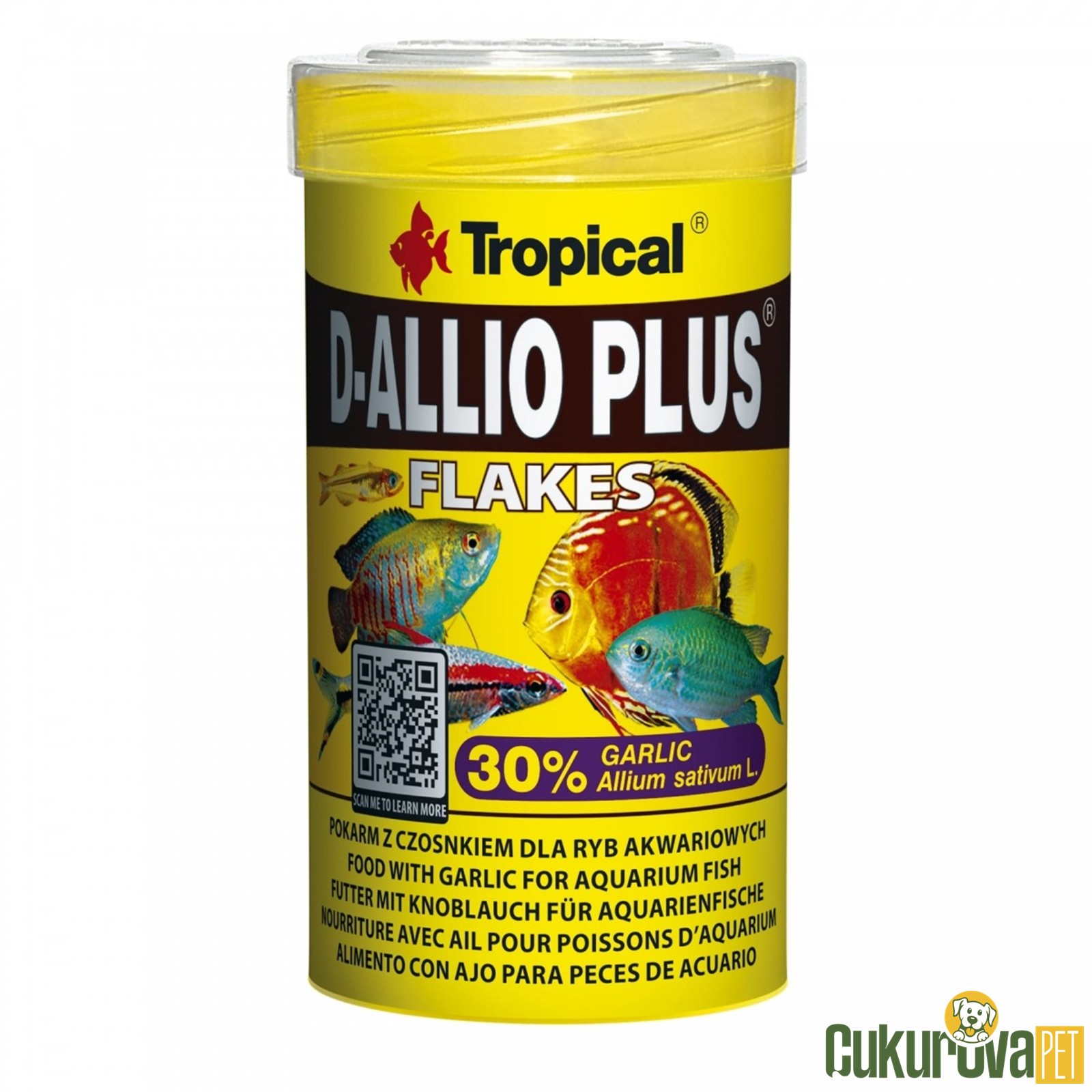Tropical D-Allio Plus Flakes Pul Yem 1000 Ml - 200 Gr