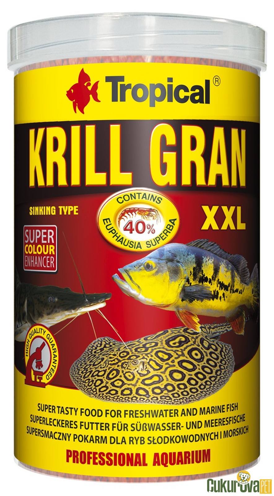 Tropical Krill Gran XXL Granül Yem 1000 Ml - 500 Gr