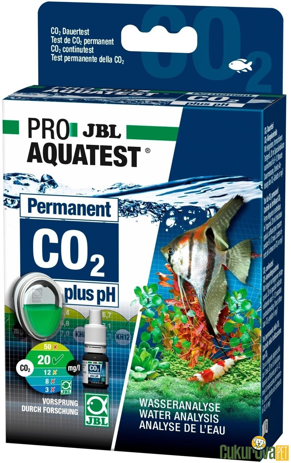 Jbl Pro Aquatest Permanent Co2 Plus pH / Karbondioksit Test Kiti