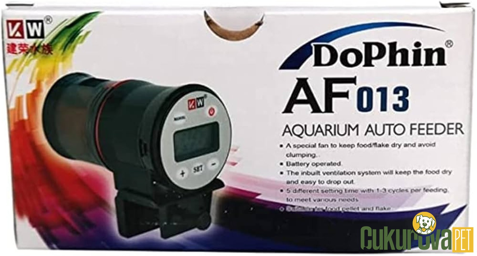 Dophin AF-013 LCD Dijital Akvaryum Otomatik Yem Makinesi