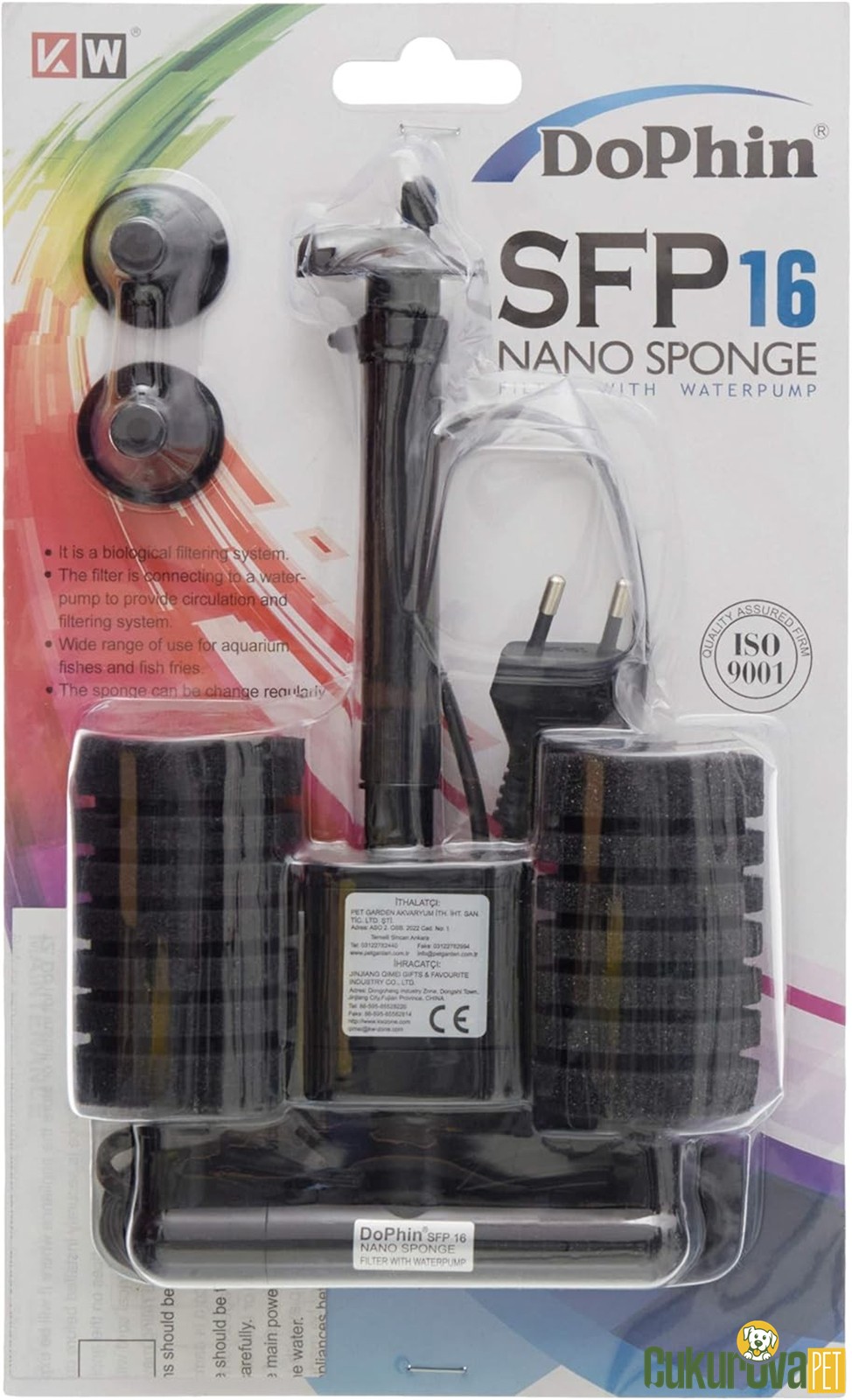 Dophin SPF16 Akvaryum Pipo Filtre