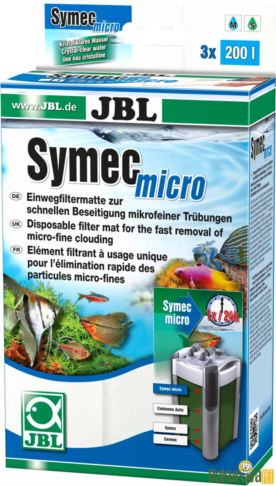 Jbl Symec Micro Filtre Elyafı 25 x 75 Cm