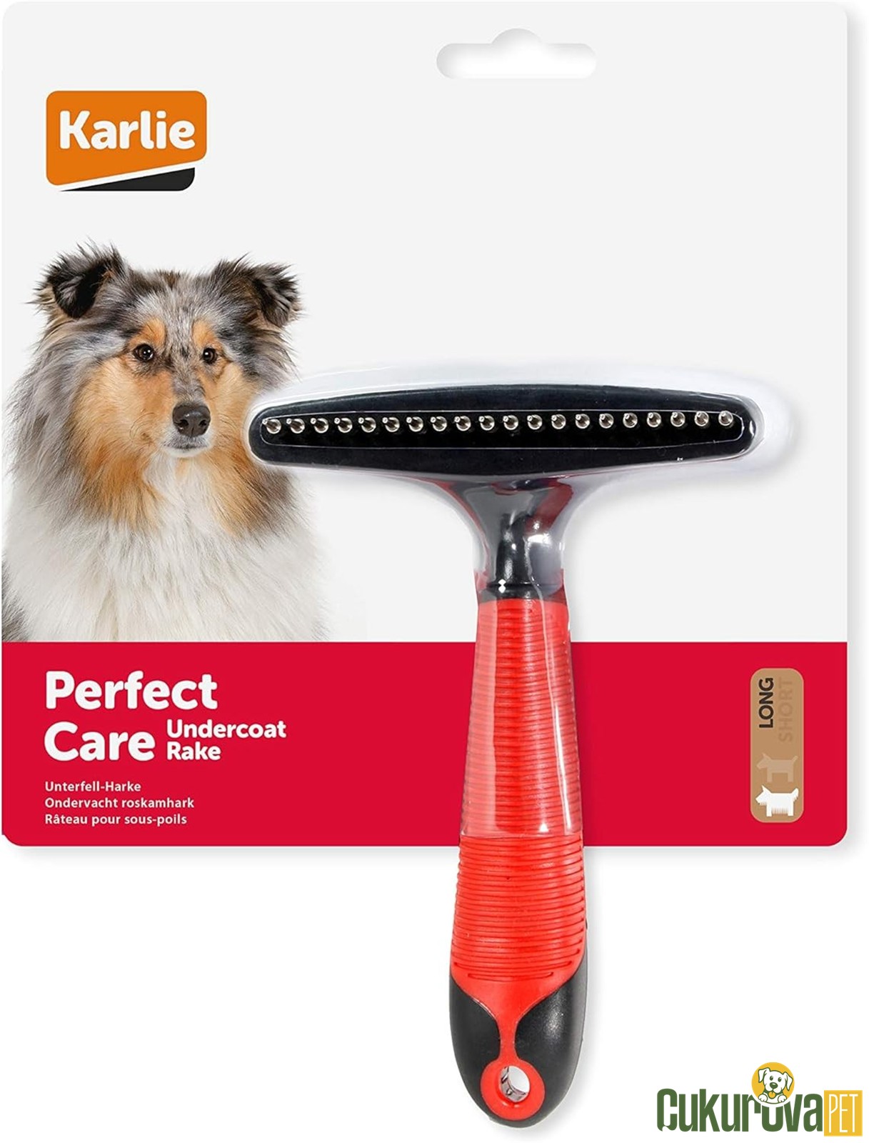 Karlie Perfect Care Kıtık Açıcı Köpek Tarağı L - 16 x 11 x 4 Cm