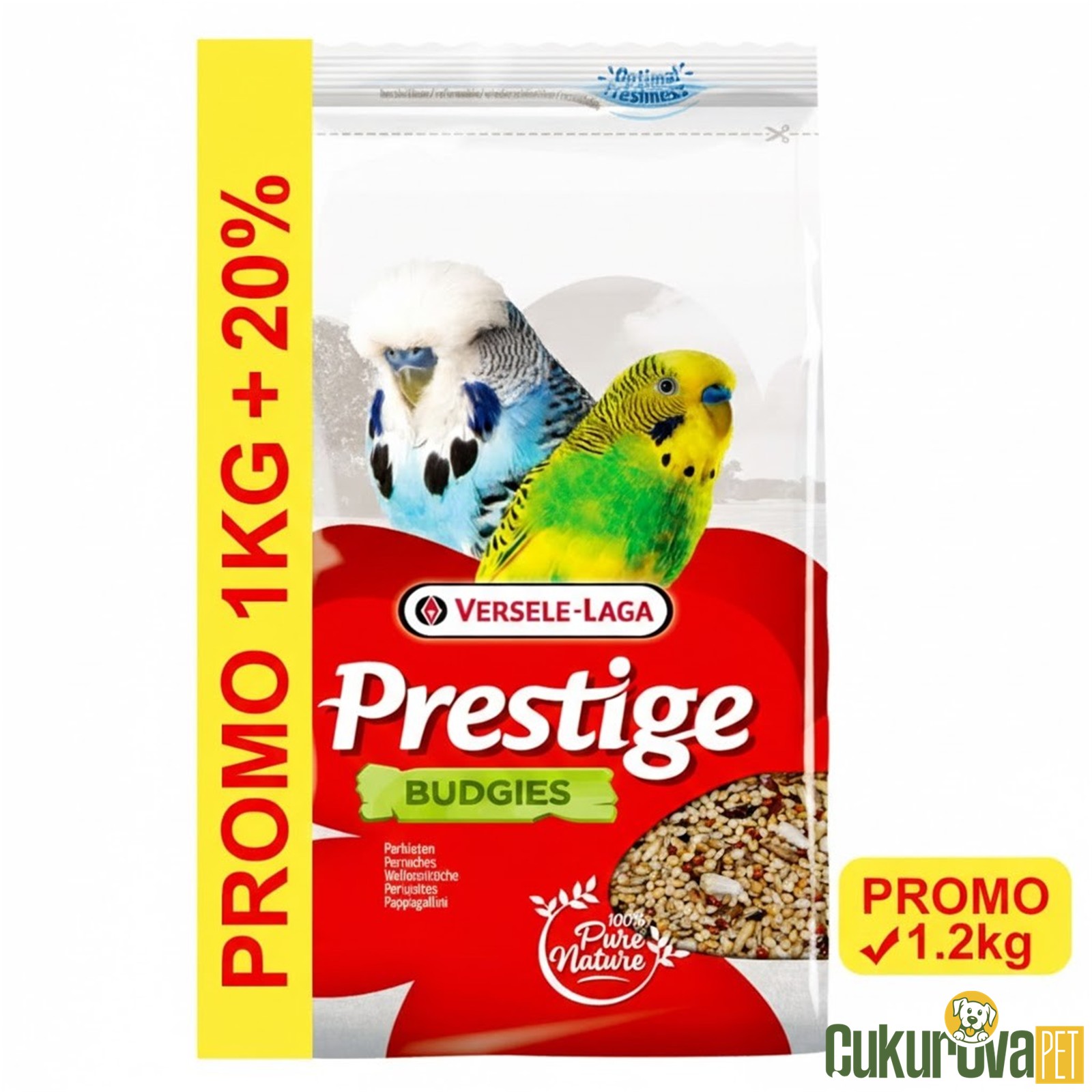 Versele Laga Prestige Budgies Muhabbet Kuşu Yemi 1.2 Kg