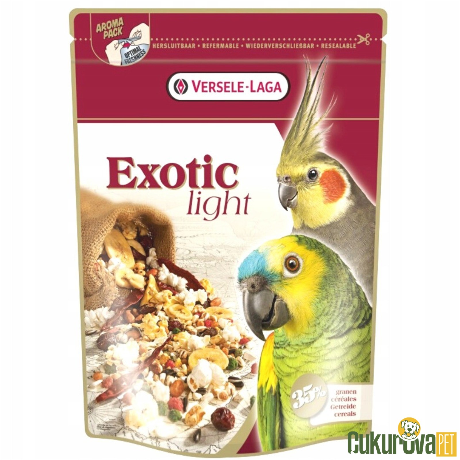 Versele Laga Exotic Light Papağan Yemi 750 Gr