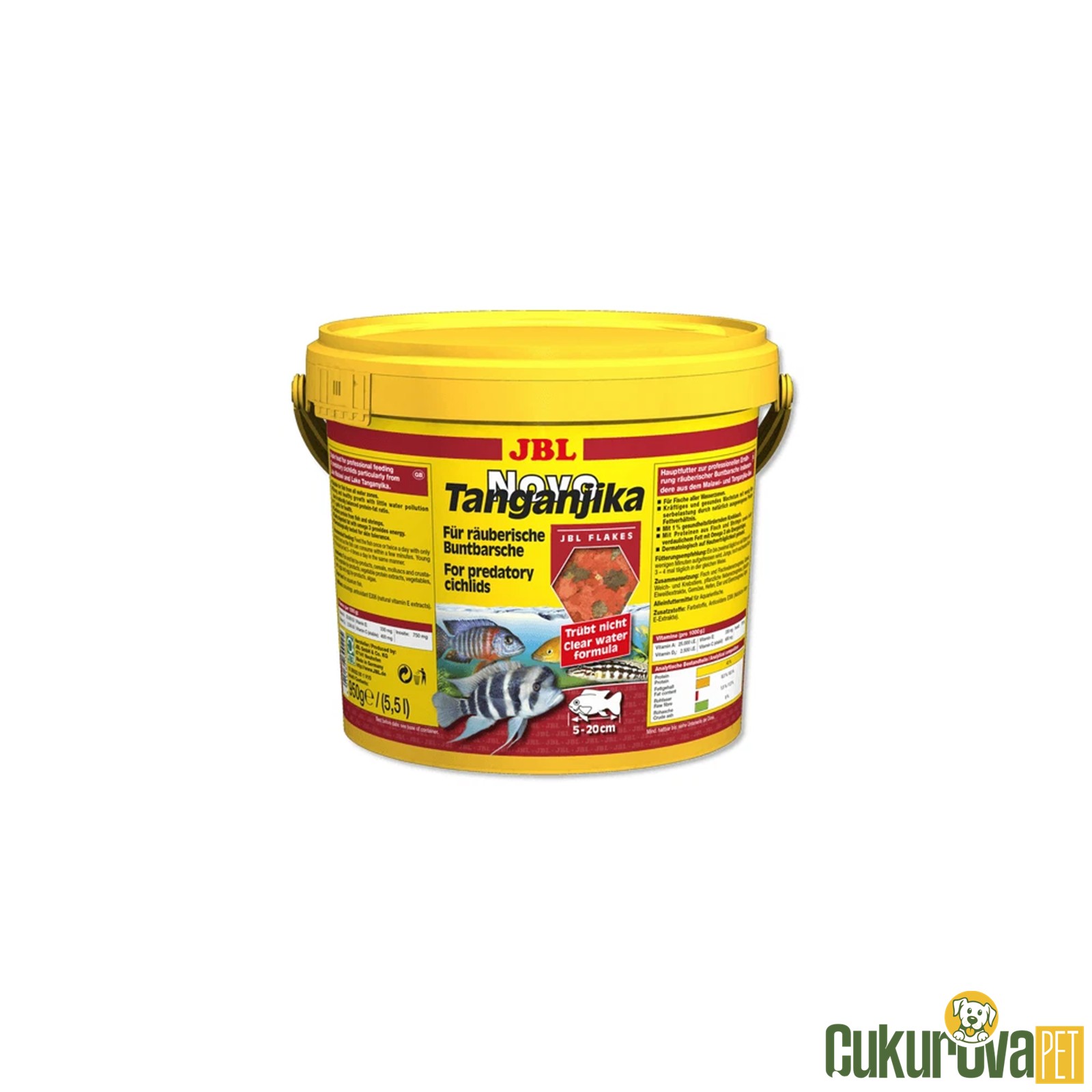 Jbl Novo Tanganjika Pul Yem 5.5 L - 950 Gr