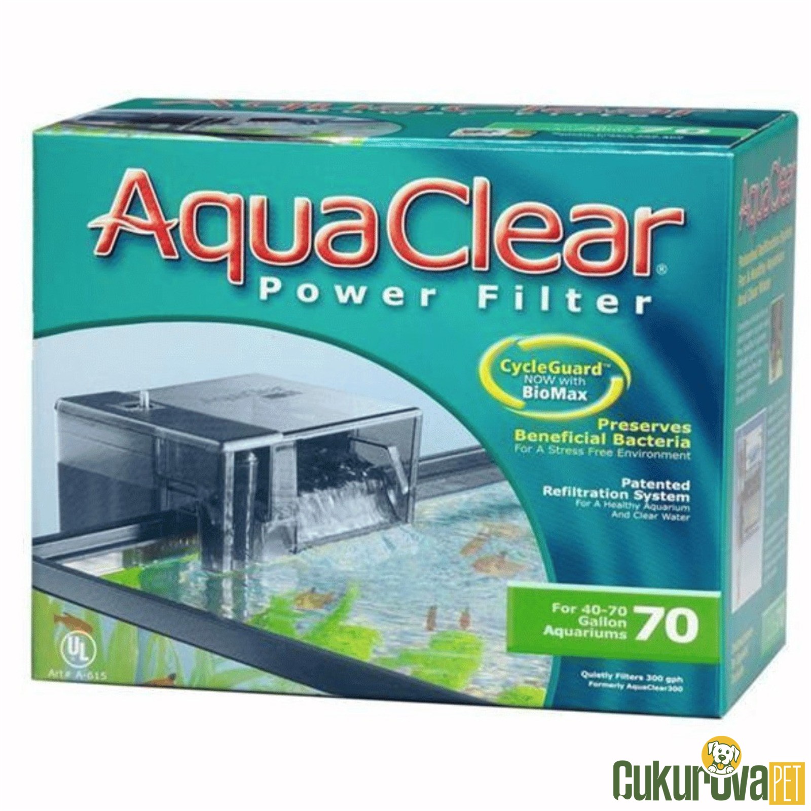 Aqua Clear 70 Akvaryum Askı & Şelale Filtre