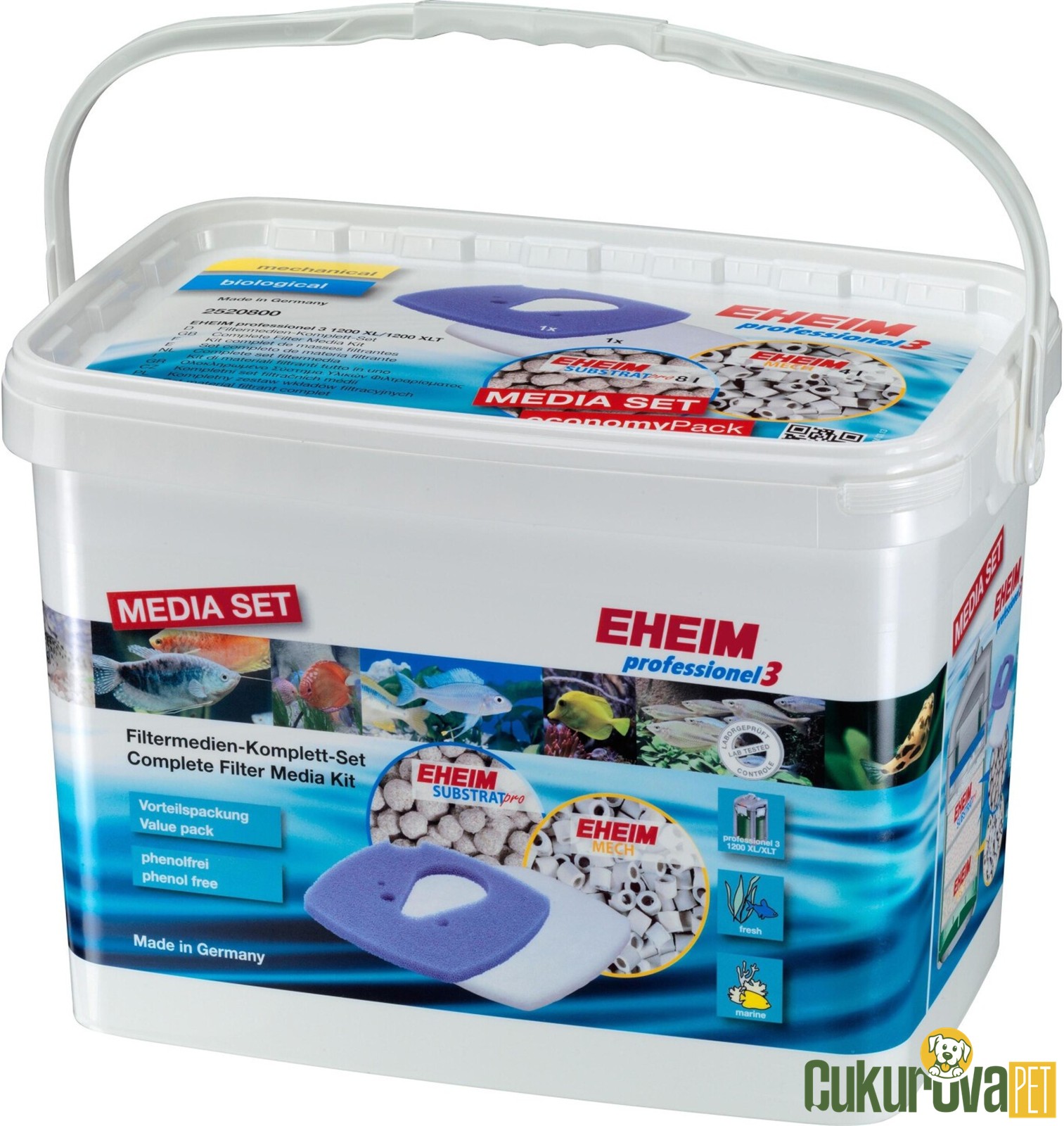 Eheim Media Set Professionel3 - 2080 / 2180 Biyolojik Filtre Malzemesi