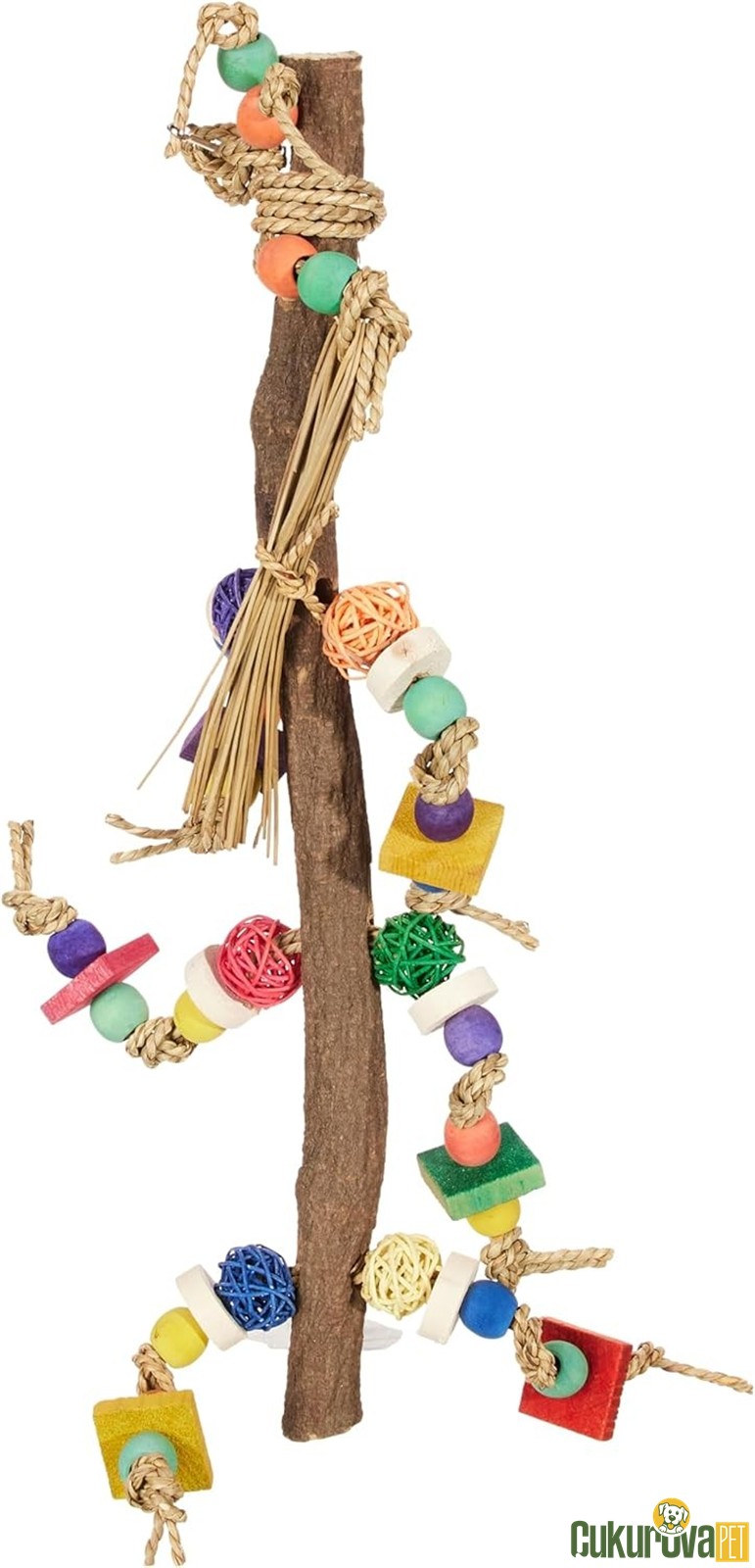 Trixie Zilli Ağaç Dalı Papağan Oyuncağı 56 Cm