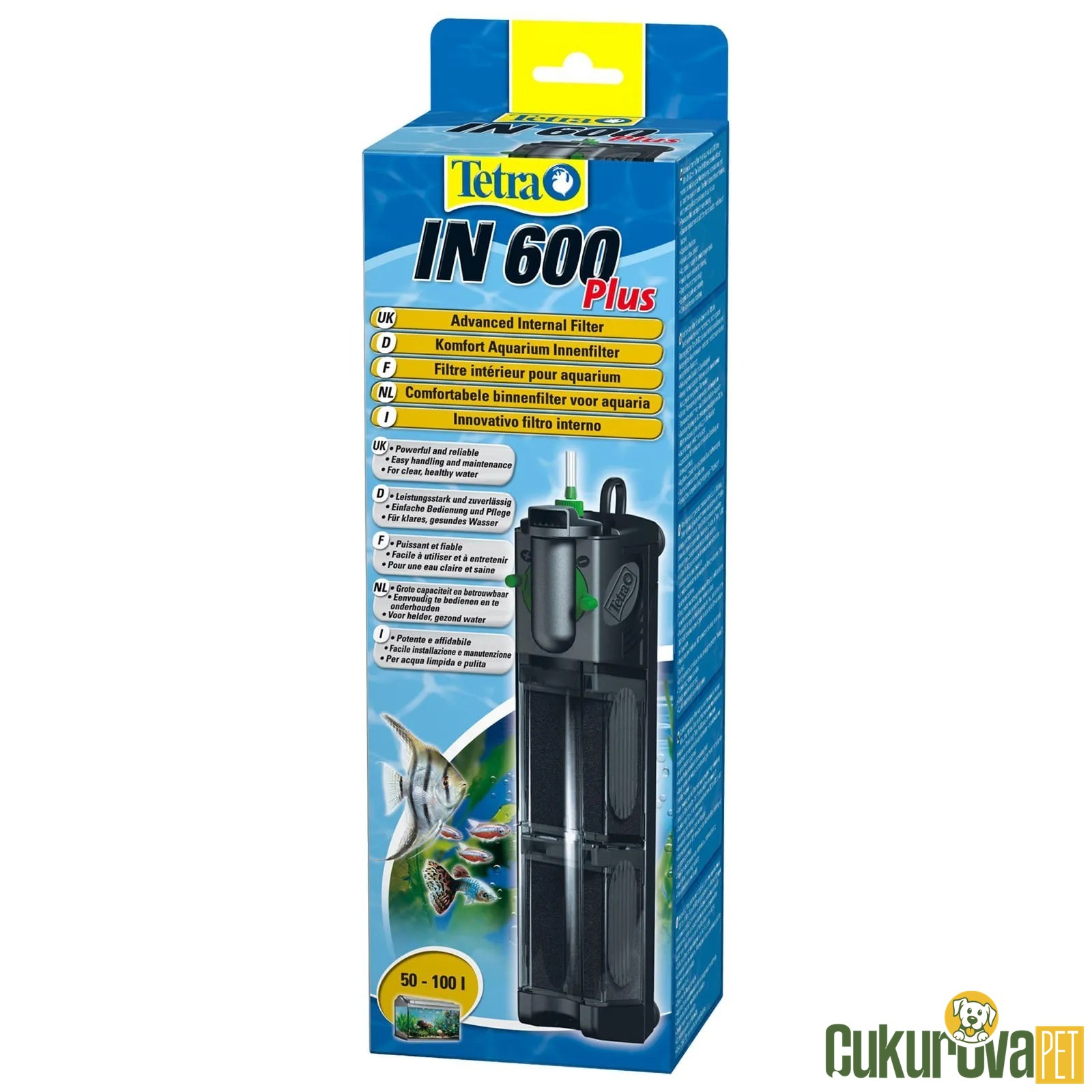 Tetra In 600 Plus Akvaryum İç Filtre