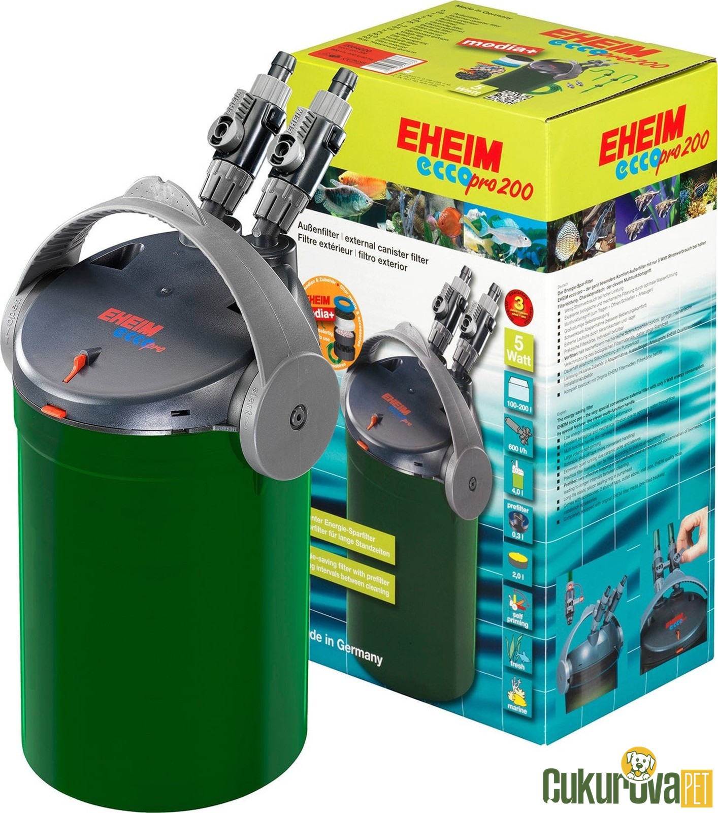 Eheim EccoPro 200 - 2034 Akvaryum Dış Filtre