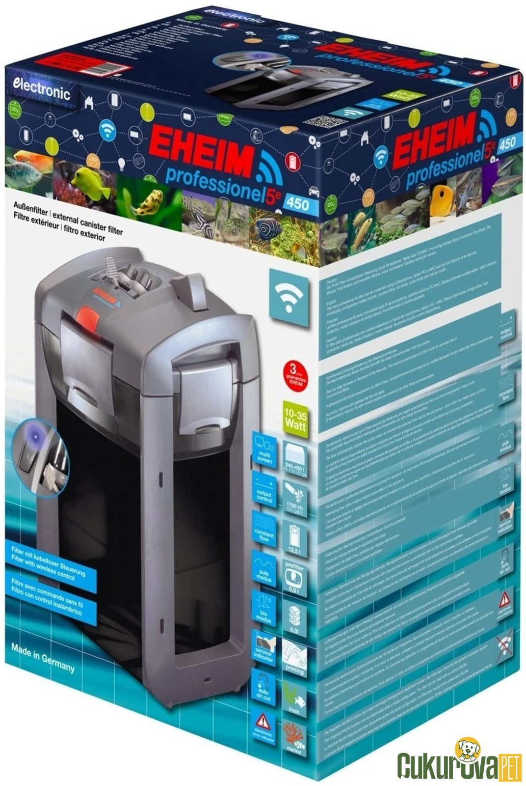 Eheim Professionel5e 450 - 2076 Akvaryum Dış Filtre