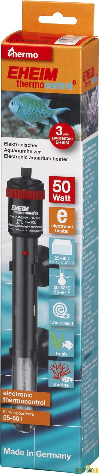 Eheim Thermocontrol E 50 W Akvaryum Isıtıcısı