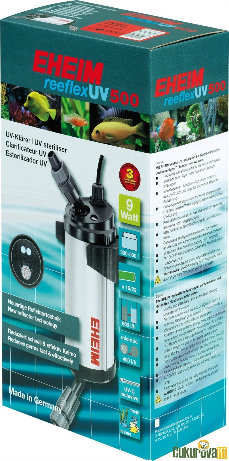 Eheim ReeflexUV 500 - 3722 Akvaryum Uv Filtre