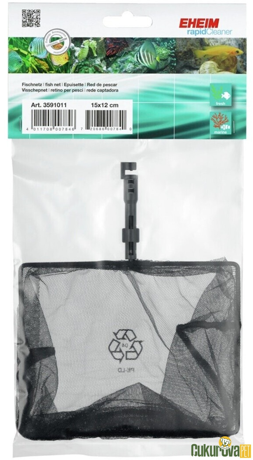 Eheim RapidCleaner Akvaryum Kepçesi 15 x 12 Cm