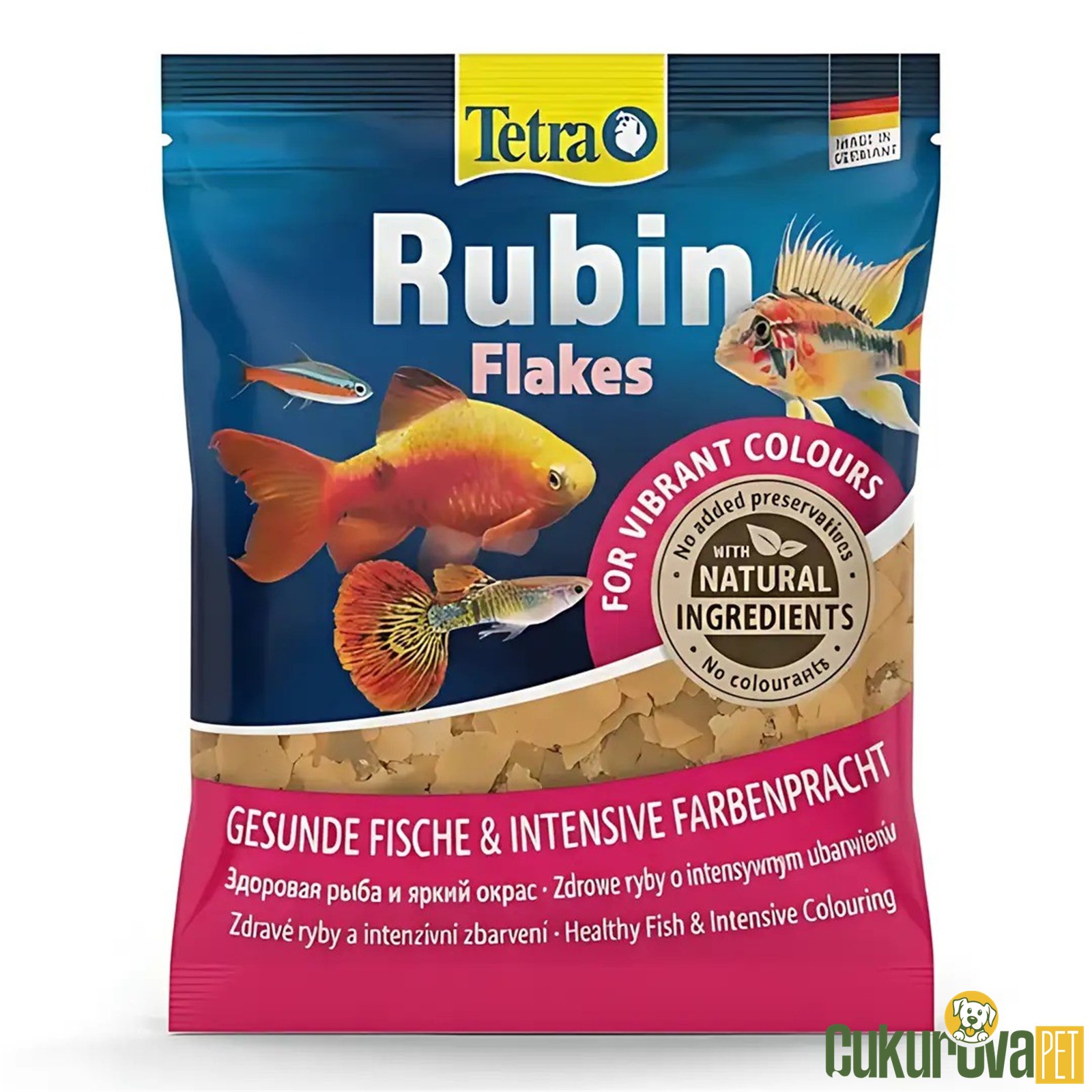 Tetra Rubin Flakes Pul Yem 12 Gr