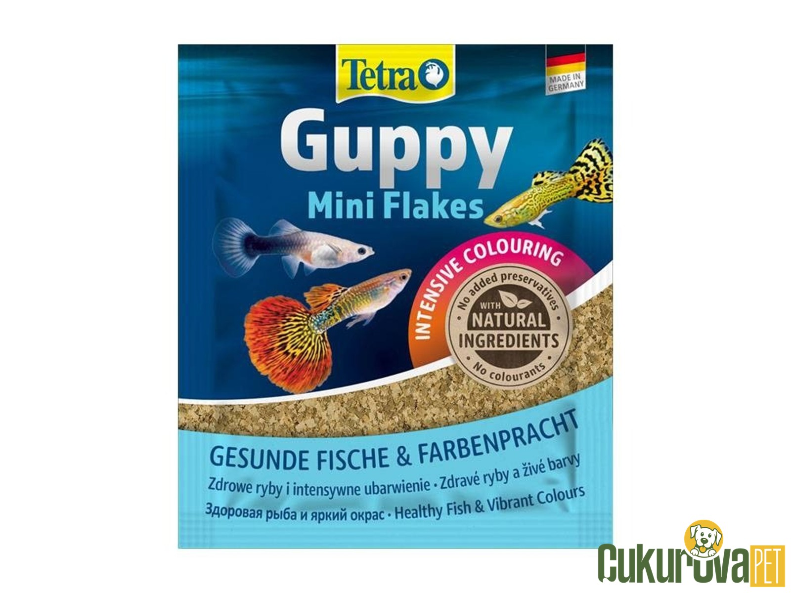 Tetra Guppy Mini Flakes Pul Yem 12 Gr