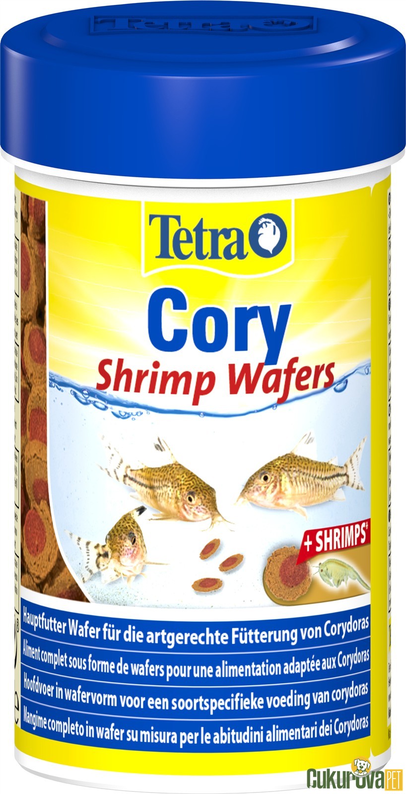 Tetra Cory Shrimp Wafers Tablet Yem 100 Ml - 40 Gr