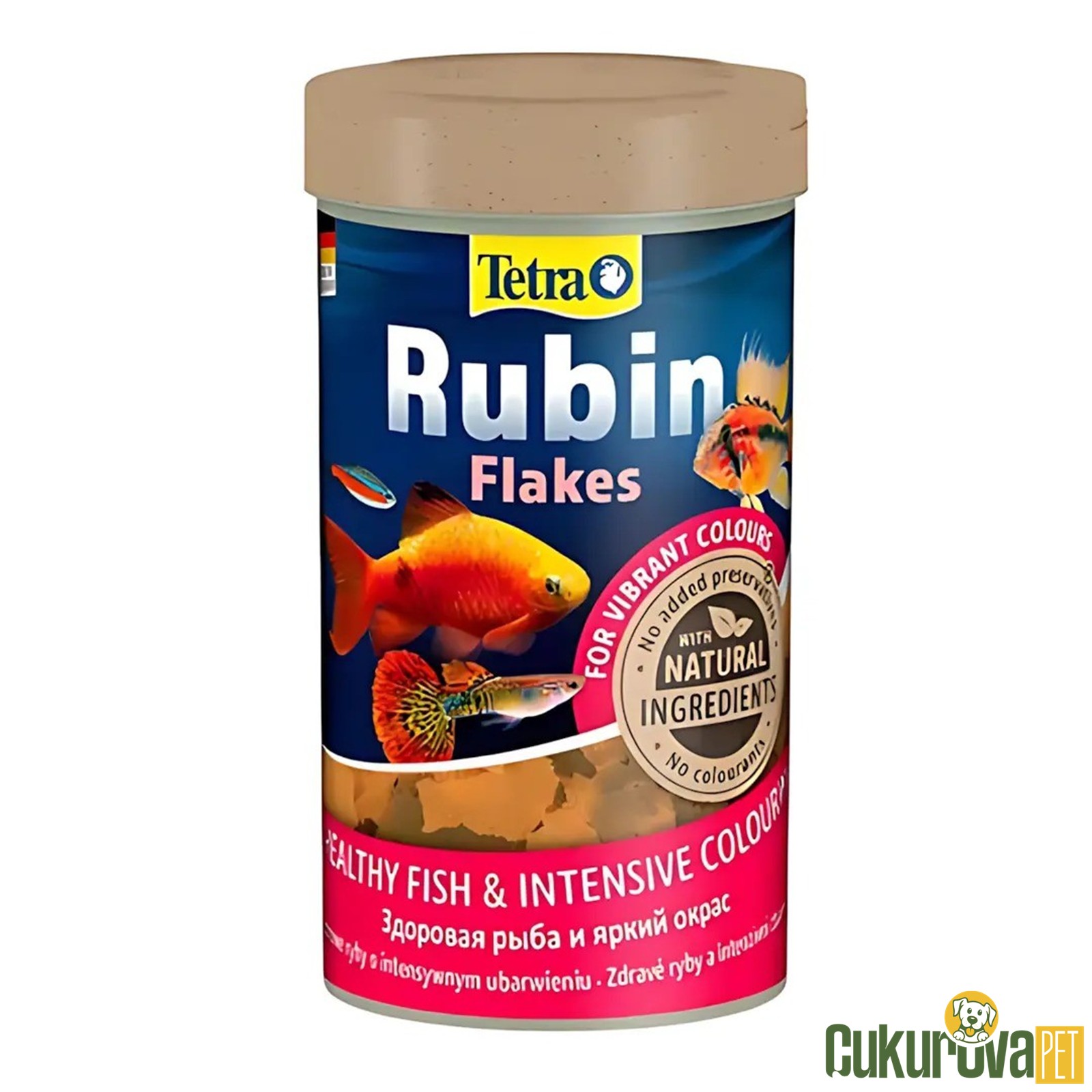 Tetra Rubin Flakes Pul Yem 100 Ml - 20 Gr