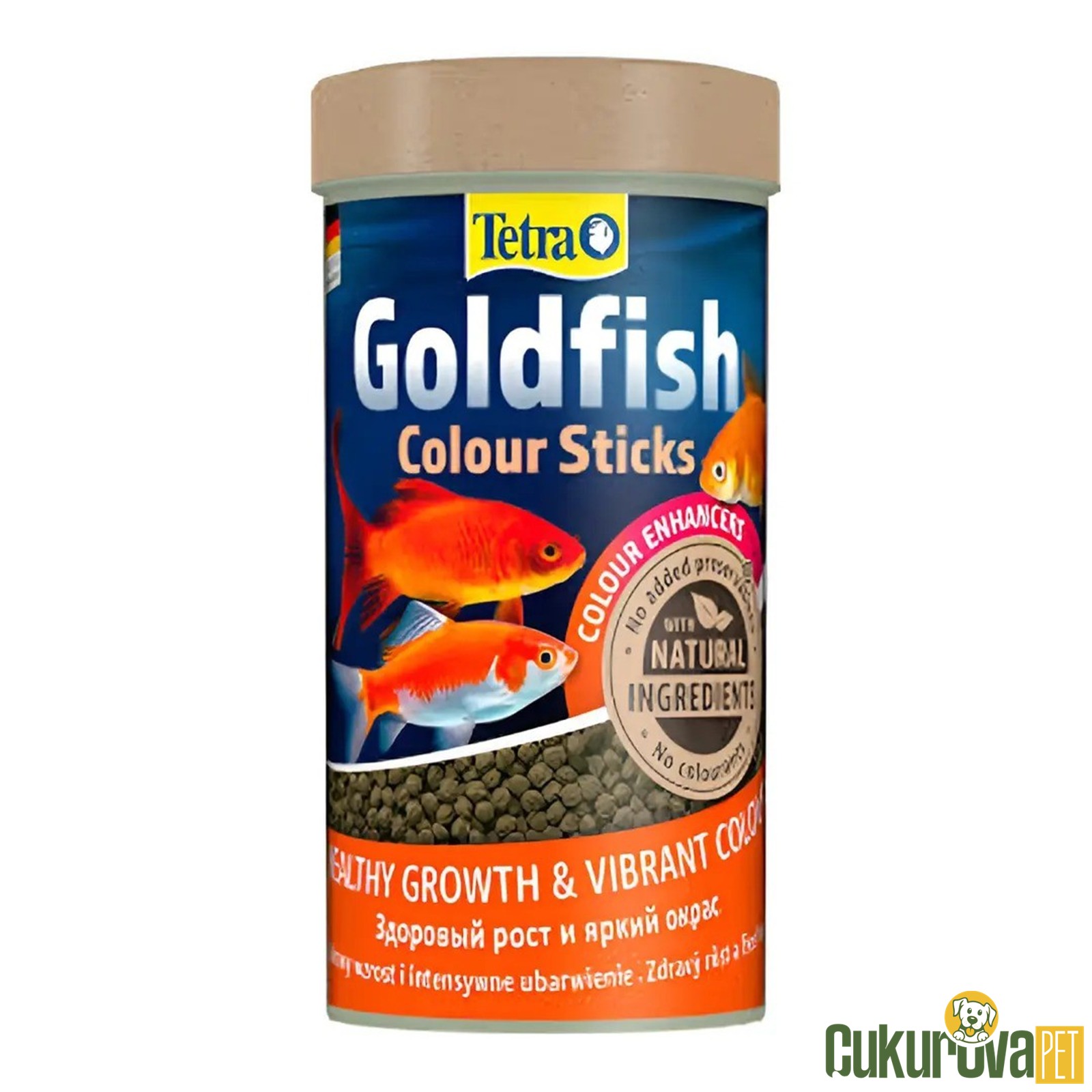 Tetra Goldfish Color Sticks Stick Yem 250 Ml - 75 Gr