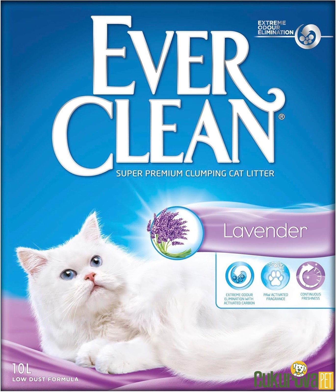 Ever Clean Lavender Lavanta Kokulu Bentonit Kedi Kumu 10 L