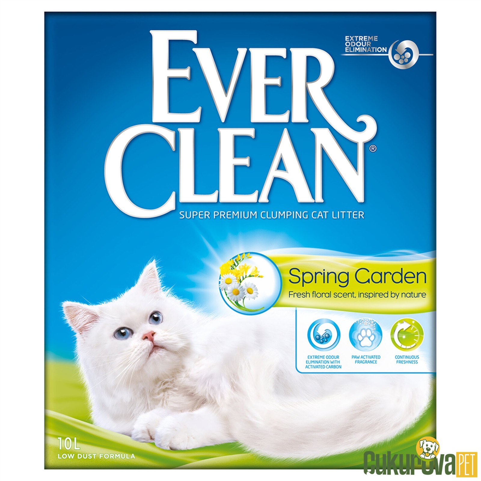 Ever Clean Spring Garden Bentonit Kedi Kumu 10 L