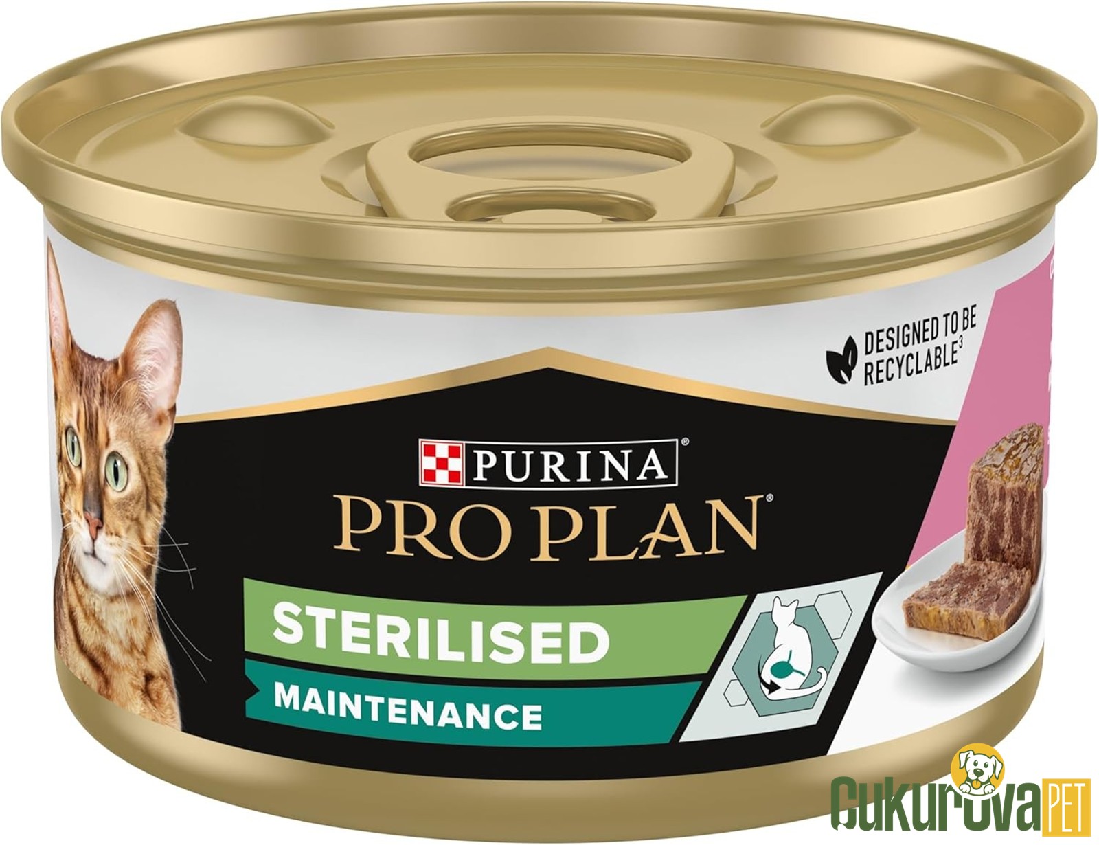 Pro Plan Sterilised Somonlu ve Ton Balıklı Kısırlaştırılmış Kedi Yaş Maması 85 Gr