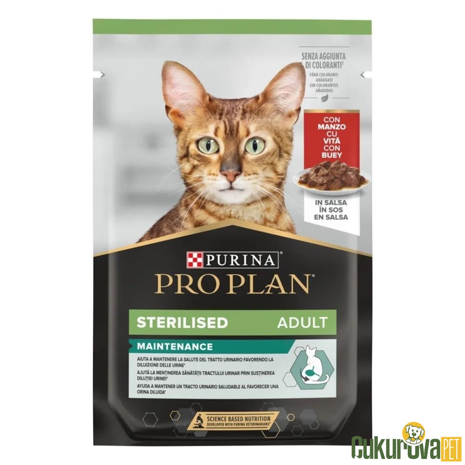 Pro Plan Sterilised Adult Biftekli Kısırlaştırılmış Kedi Yaş Maması 85 Gr