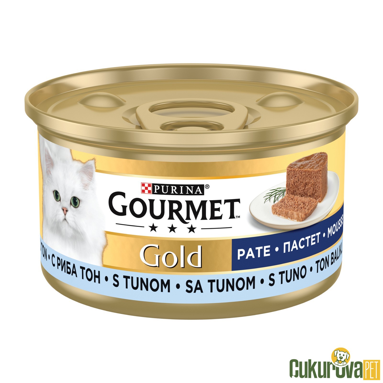 Gourmet Gold Pate Ton Balıklı Yetişkin Kedi Yaş Maması 85 Gr