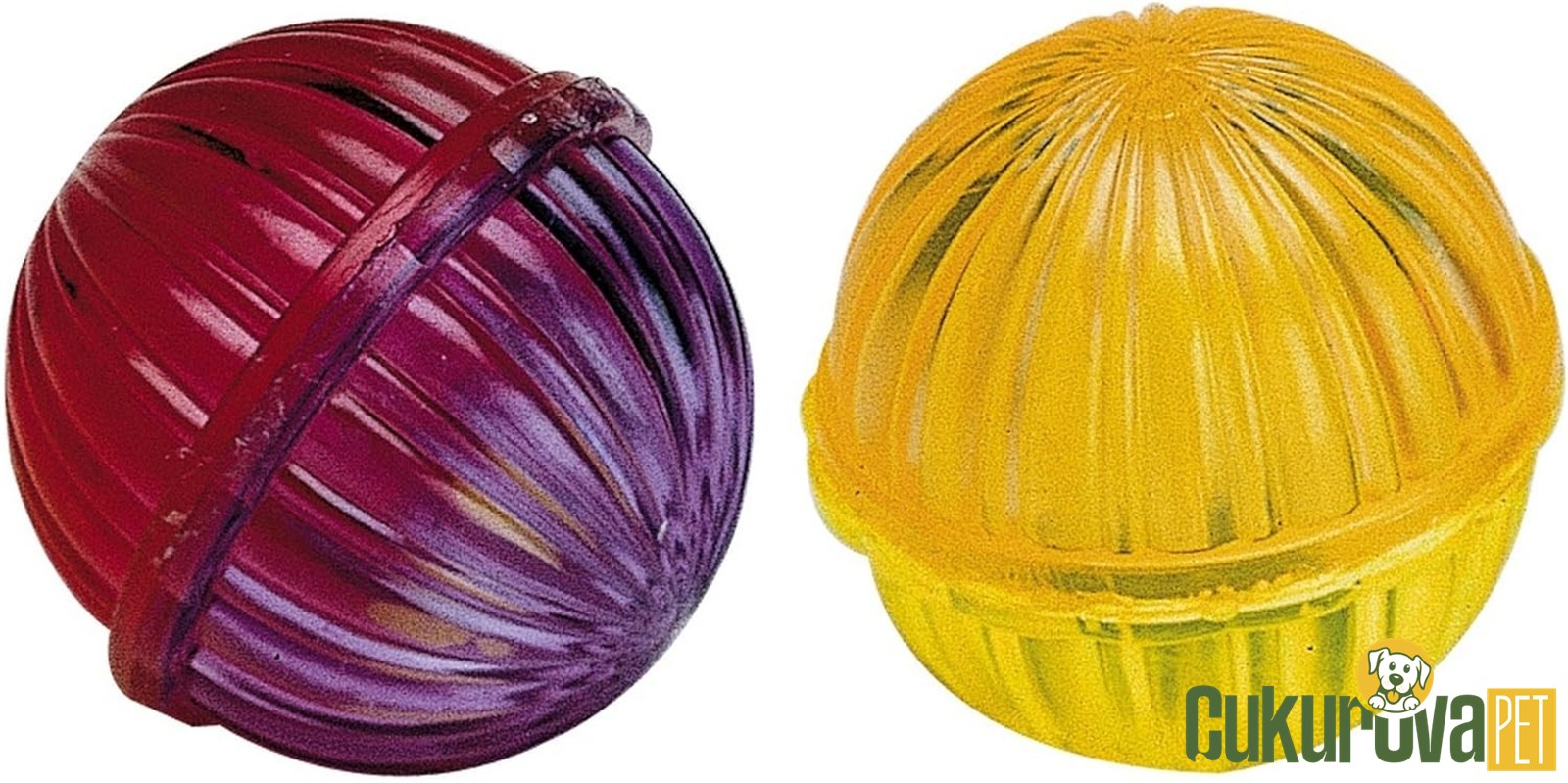 Ferplast Yarı Saydam Kedi Topu 2 Adet