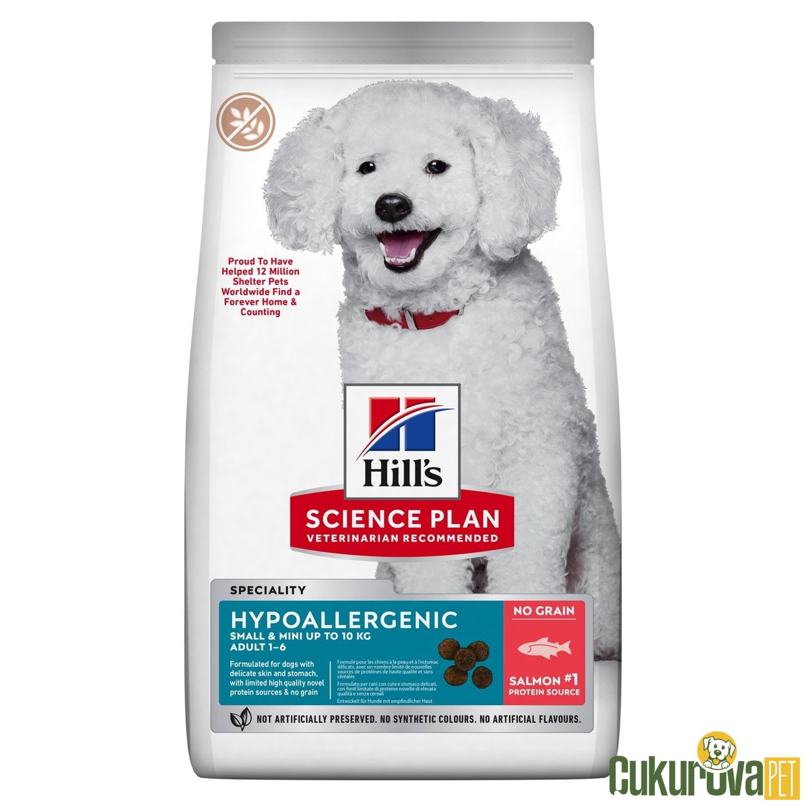 Hill's Science Plan Hypoallergenic Somonlu Yetişkin Köpek Maması 1.5 Kg