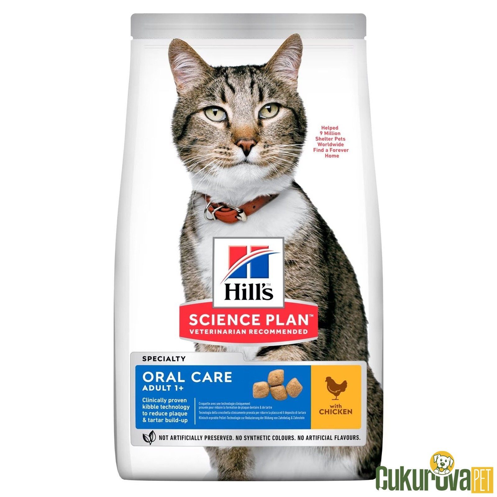 Hill's Science Plan Oral Care Tavuklu Yetişkin Kedi Maması 1.5 Kg