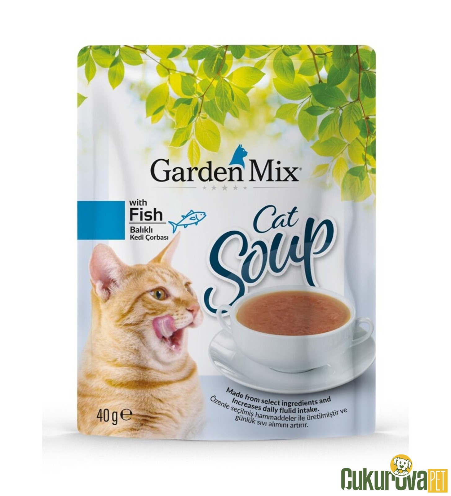 GardenMix Cat Soup Fish Balıklı Kedi Çorbası 40 Gr