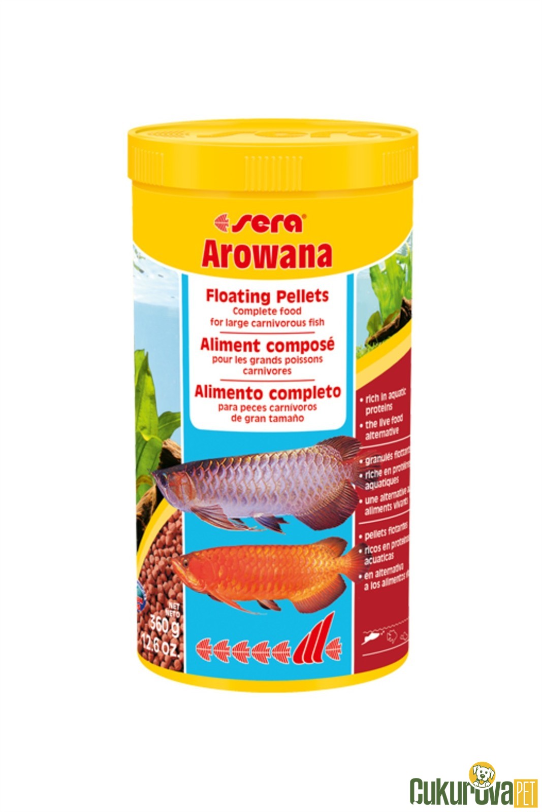 Sera Arowana Granül Yem 1000 Ml - 360 Gr