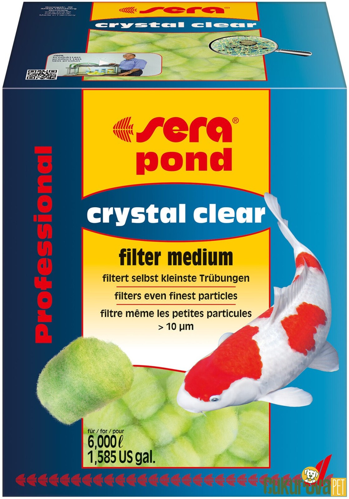 Sera Pond Crystal Clear Filtre Elyafı 6000 L - 130 Adet