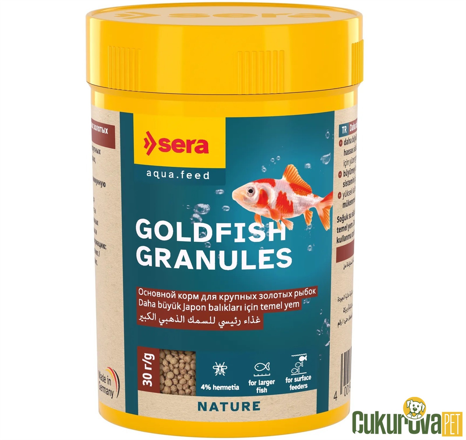 Sera Goldfish Granules Nature Granül Yem 100 Ml - 30 Gr