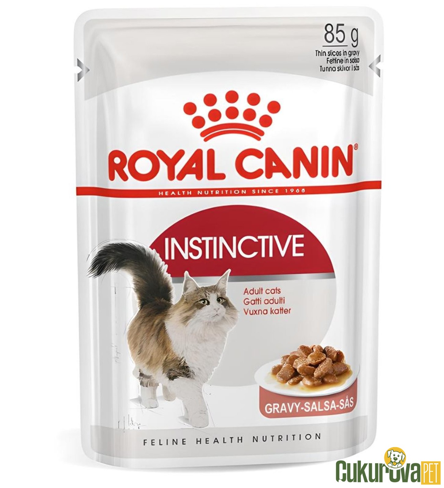 Royal Canin Instinctive In Gravy Yetişkin Kedi Yaş Maması 85 Gr
