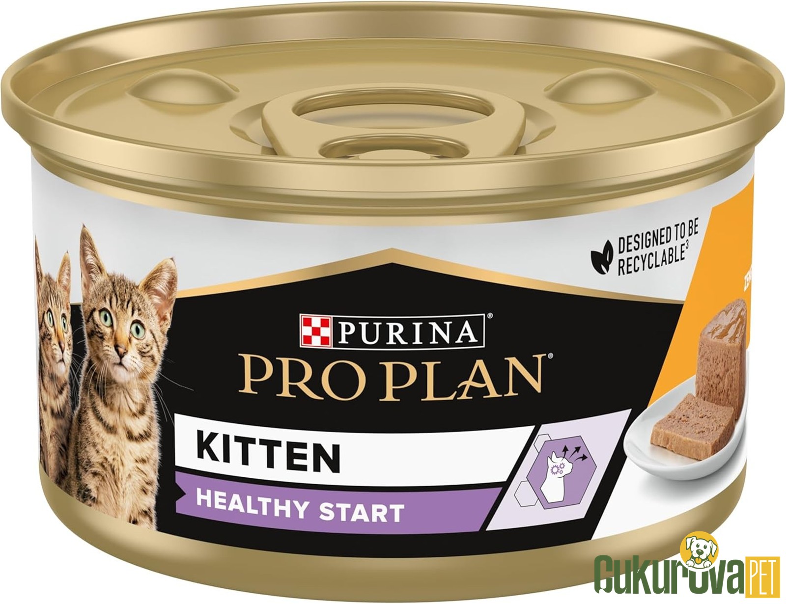 Pro Plan Kitten Healty Start Tavuklu Yavru Kedi Yaş Maması 85 Gr