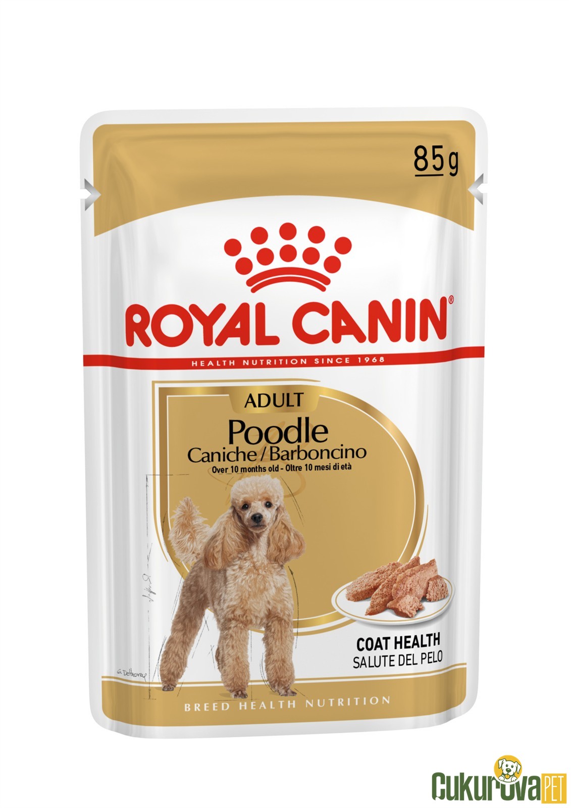 Royal Canin Adult Poodle Caniche Yetişkin Köpek Yaş Maması 85 Gr