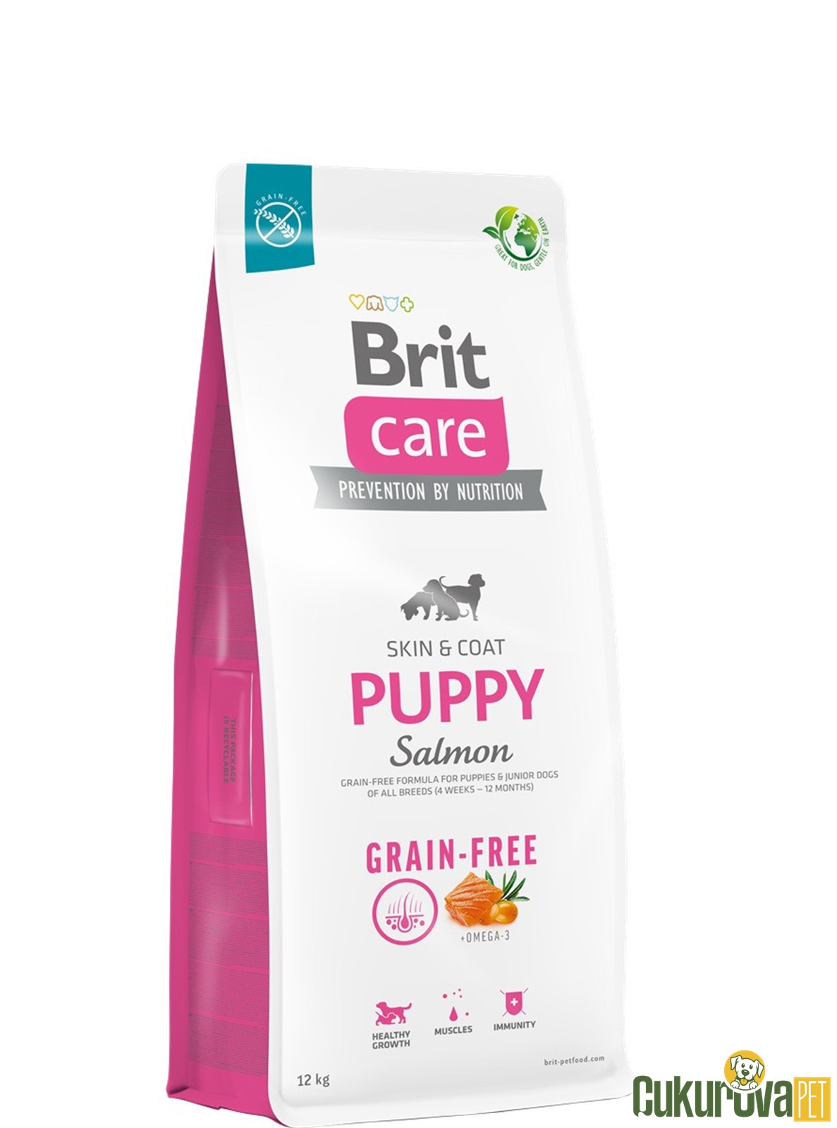 Brit Care Skin&Coat Puppy Somonlu Ve Patatesli Yavru Köpek Maması 12 Kg