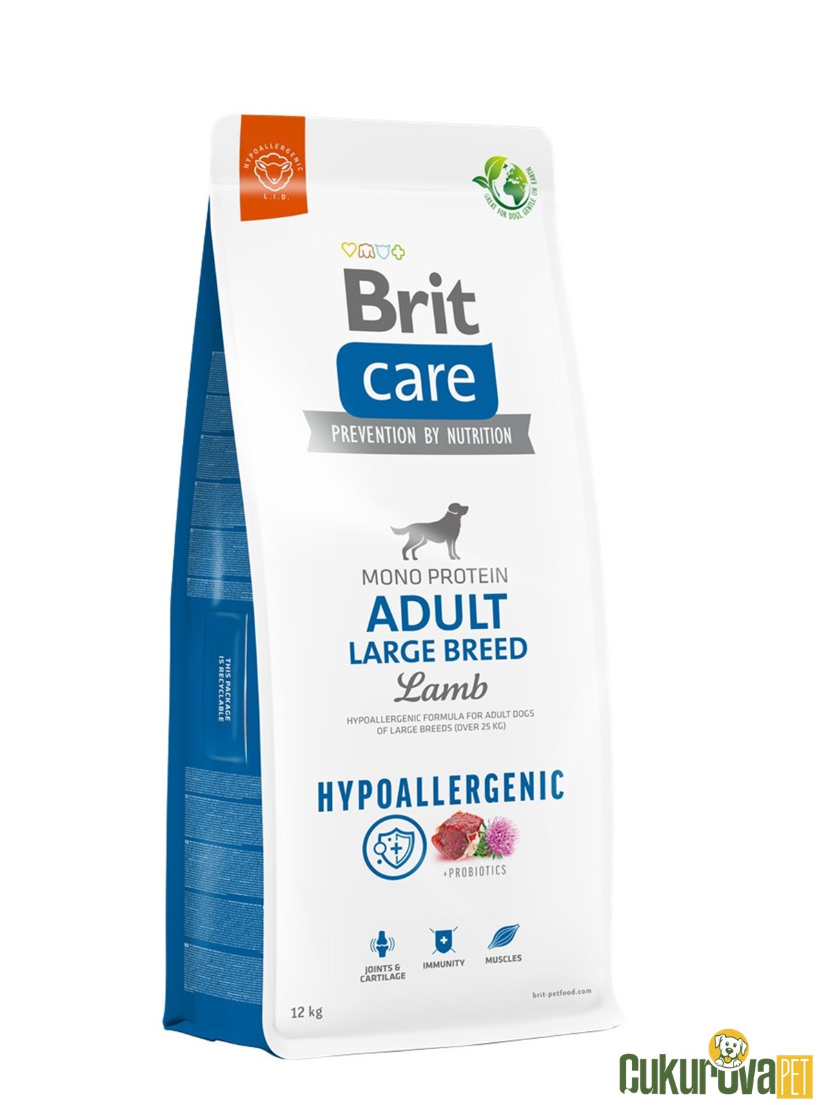 Brit Care Mono Protein Adult Large Breed Kuzulu Yetişkin Köpek Maması 12 Kg