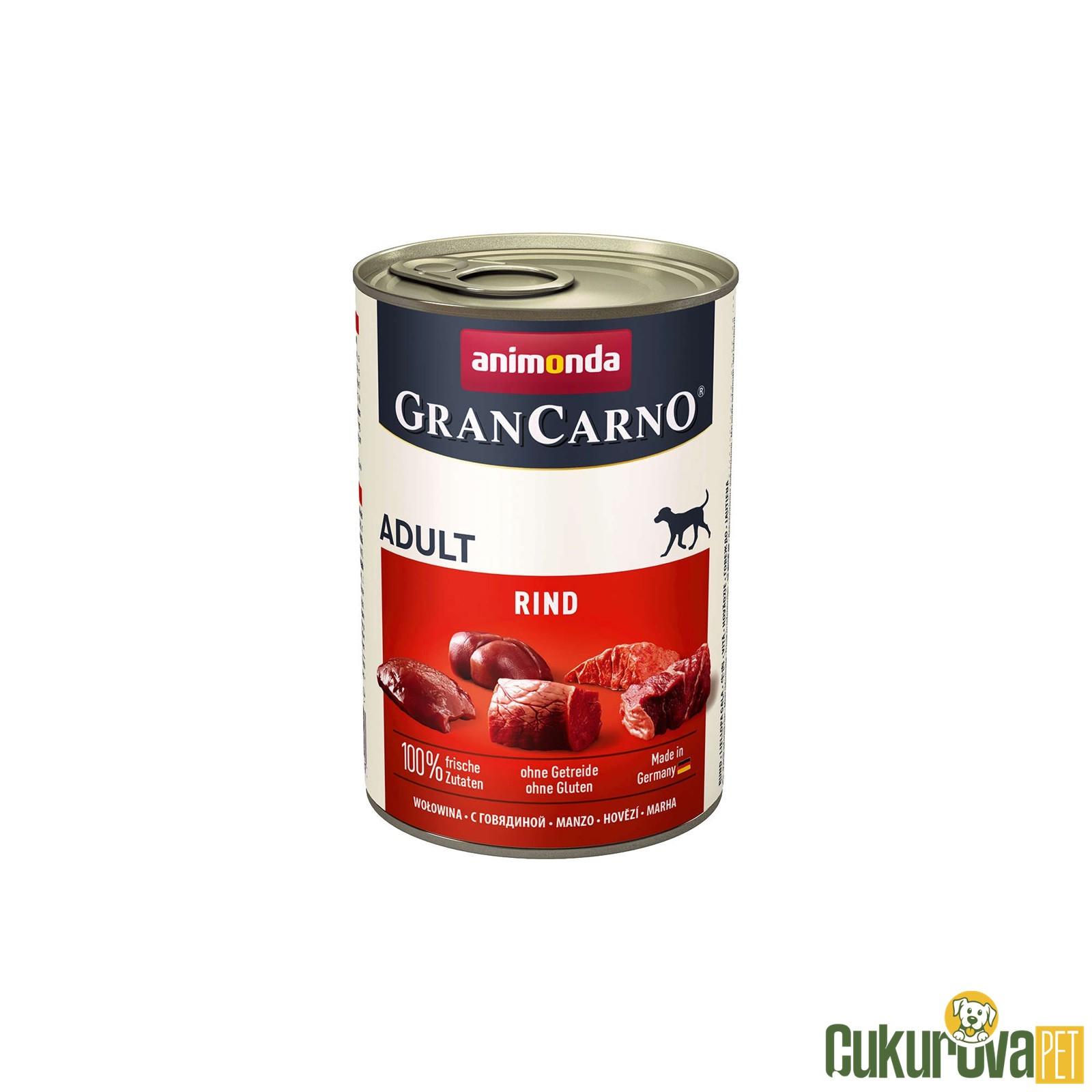 Animonda GranCarno Adult Sığır Etli Yetişkin Köpek Yaş Maması 400 Gr