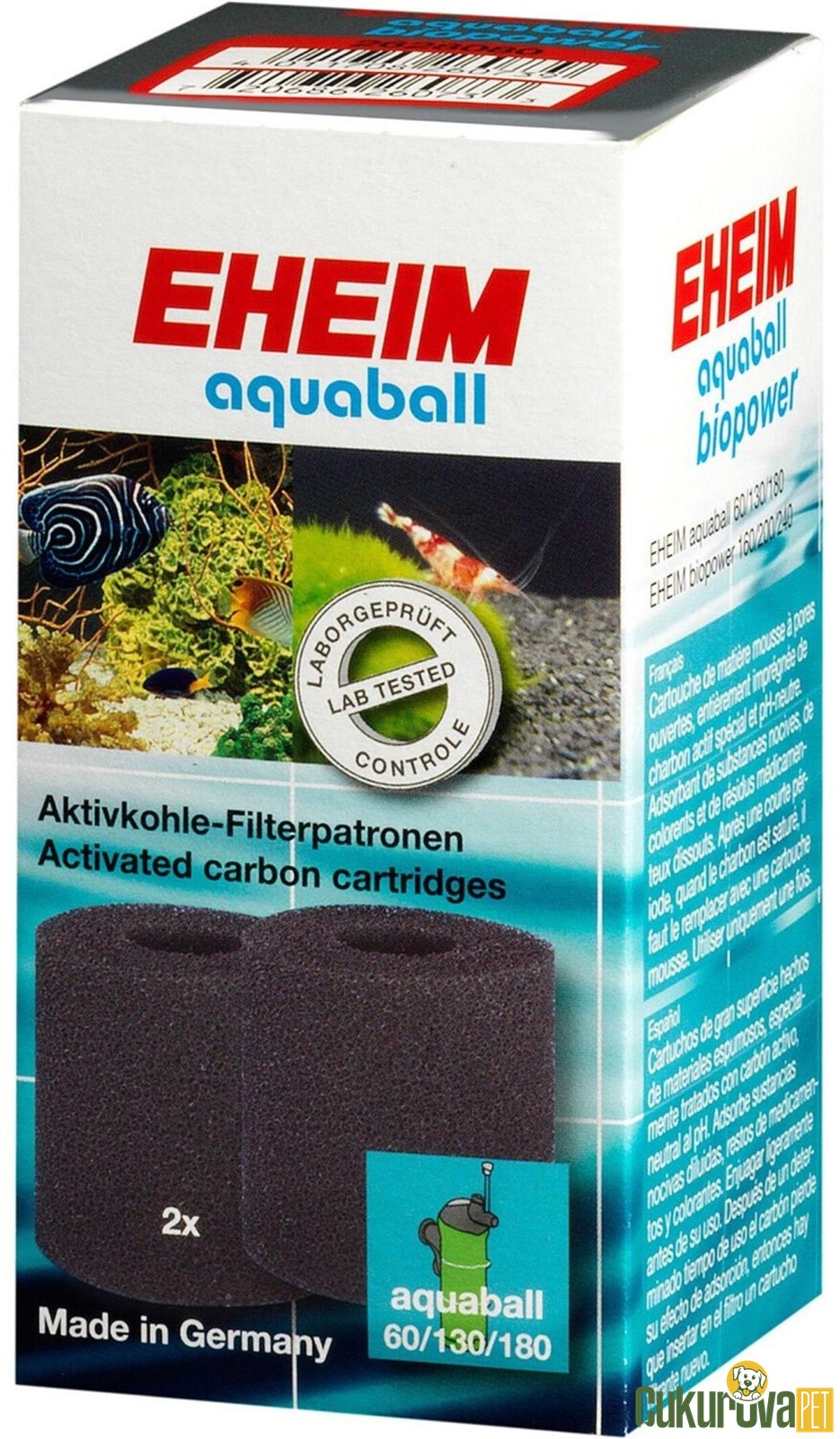 Eheim Aquaball Biopower Karbonlu Filtre Süngeri